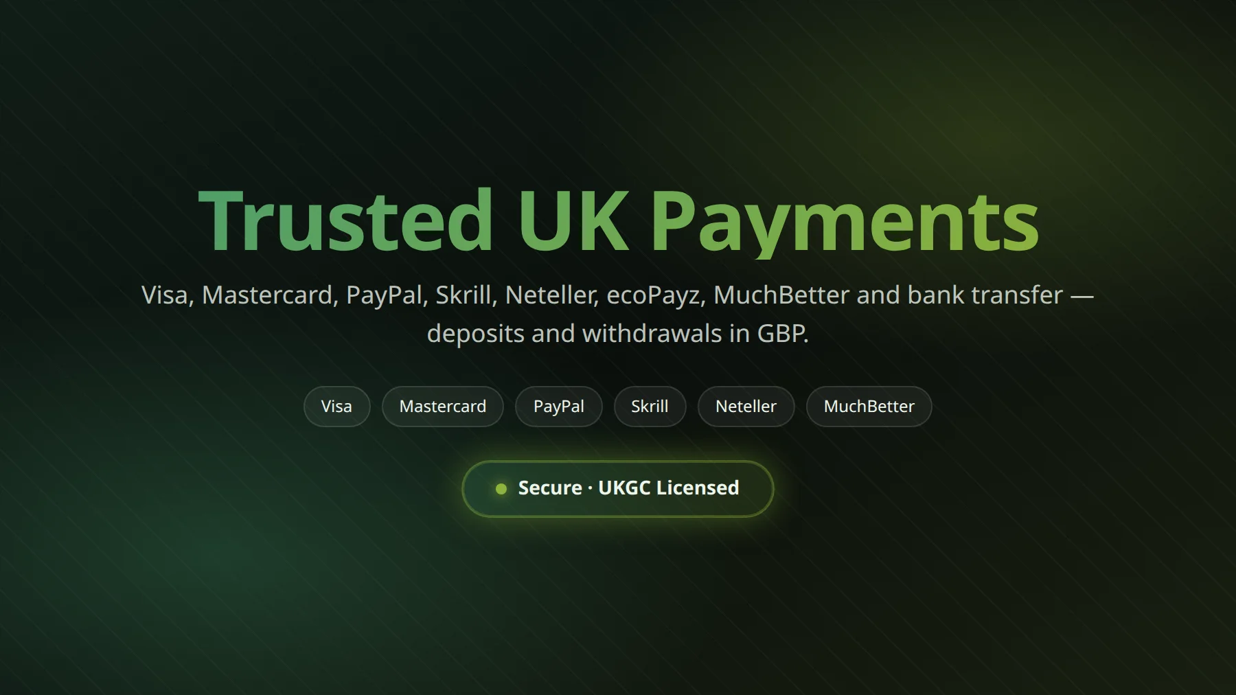 MrVegas casino payments and banking overview